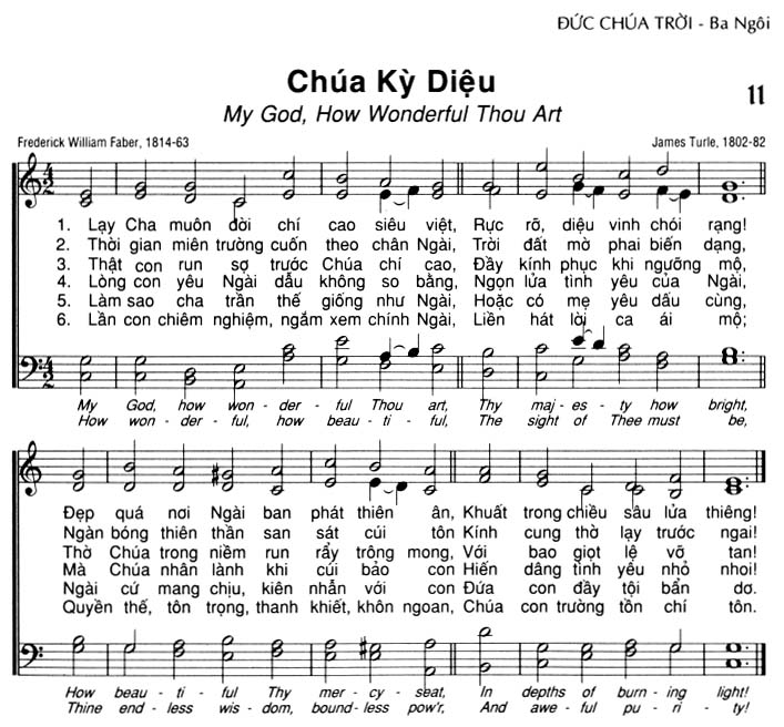 Sheet music: Chúa Kỳ Diệu