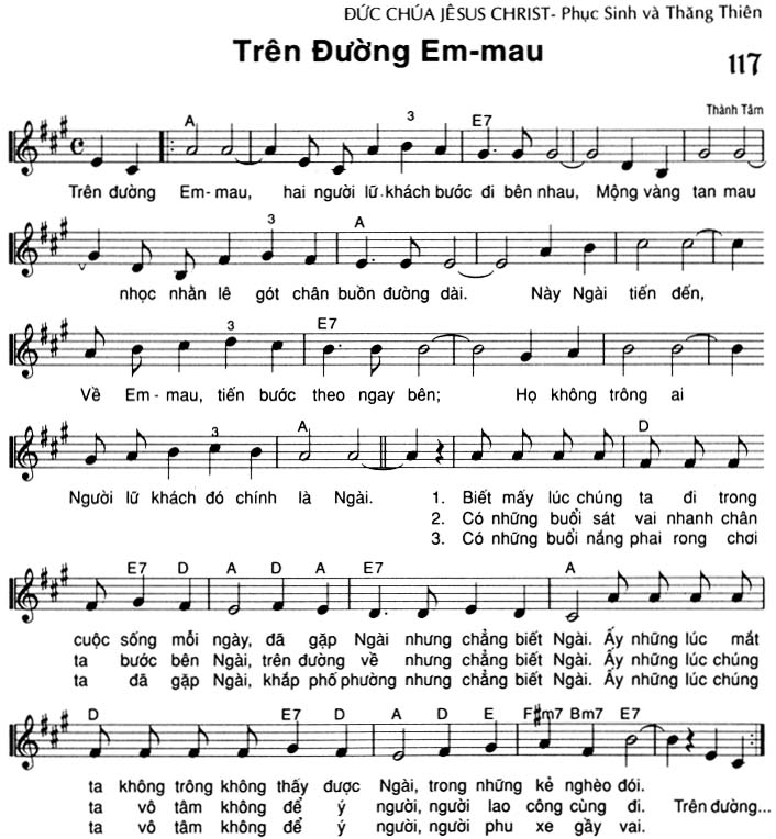 Sheet music: Trên Đường Em-mau