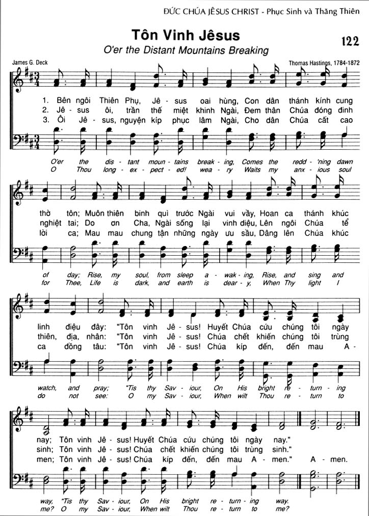 Sheet music: Tôn Vinh Jêsus