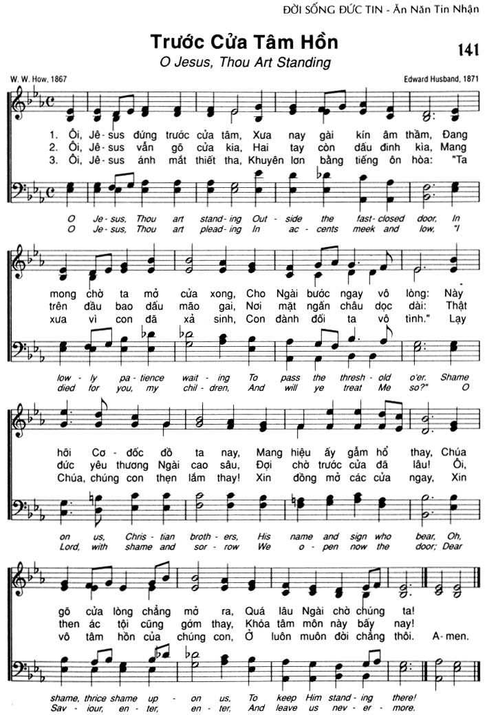 Sheet music: Trước Cửa Tâm Hồn