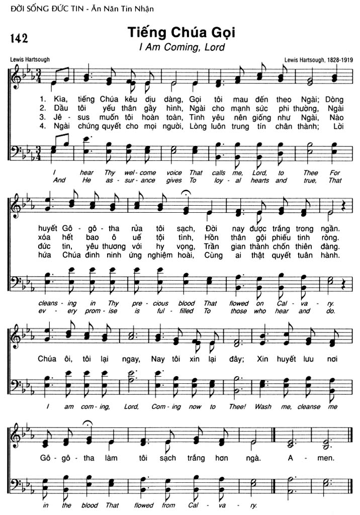 Sheet music: Tiếng Chúa Gọi