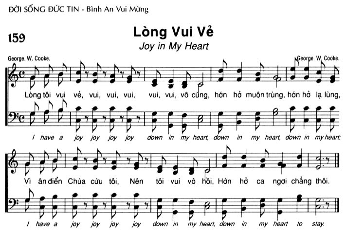 Sheet music: Lòng Vui Vẻ