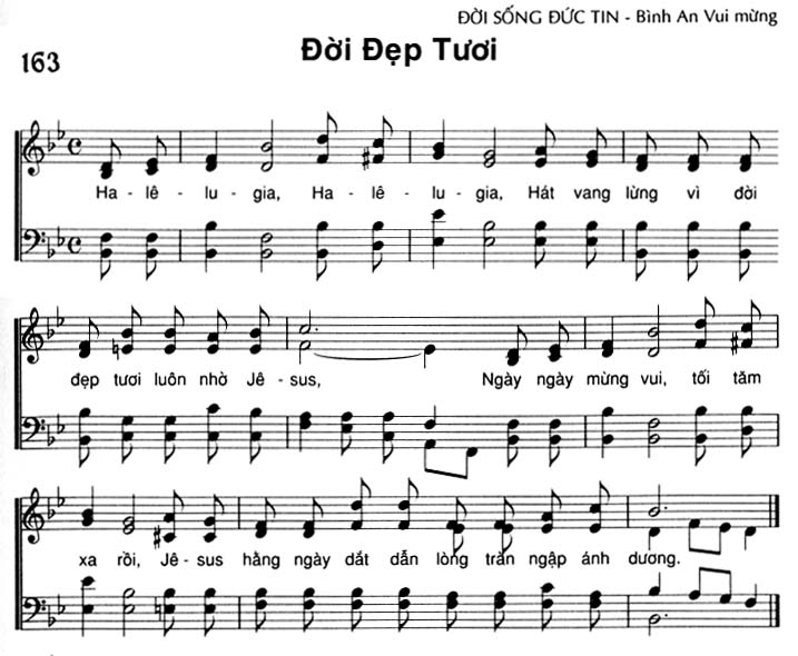 Sheet music: Đời Đẹp Tươi