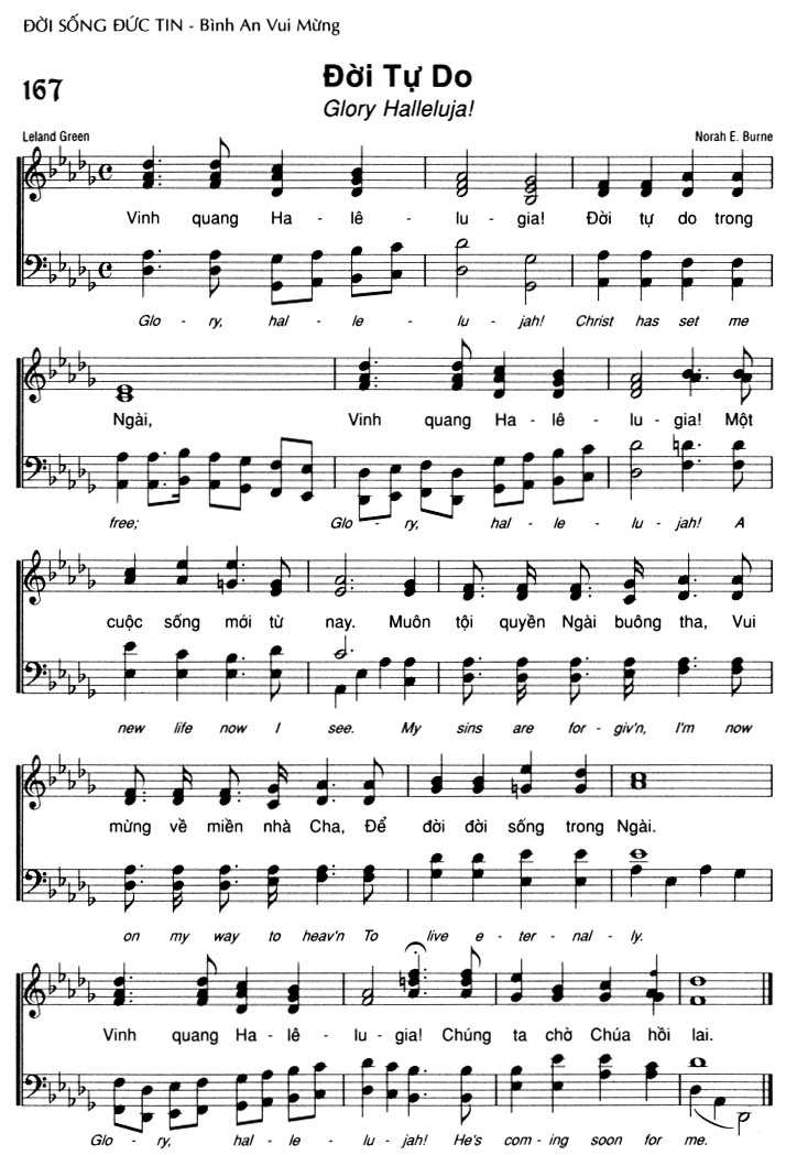 Sheet music: Đời Tự Do