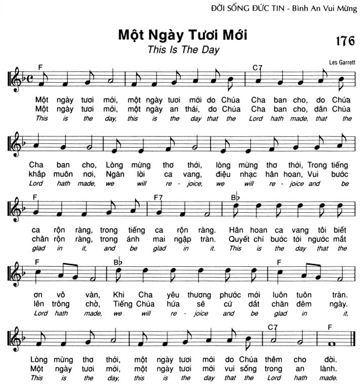 Sheet music: Một Ngày Tươi Mới