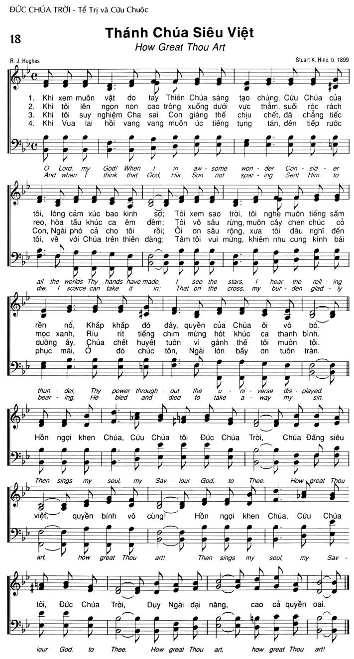 Sheet music: Thánh Chúa Siêu Việt