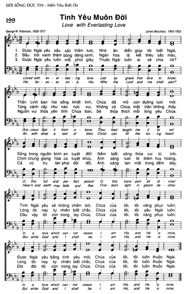Sheet music: Tình Yêu Muôn Đời