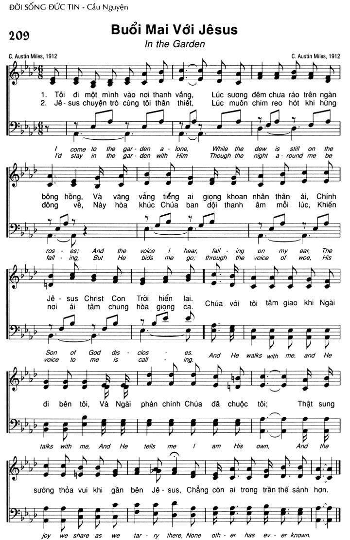 Sheet music: Buổi Mai Với Jêsus