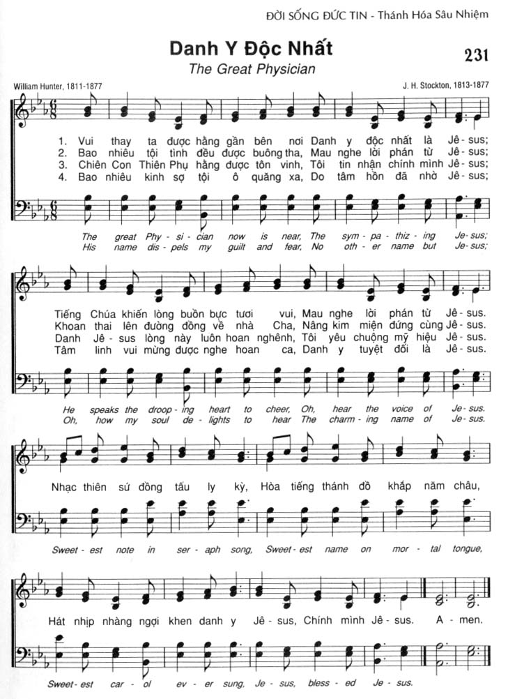 Sheet music: Danh Y Độc Nhất