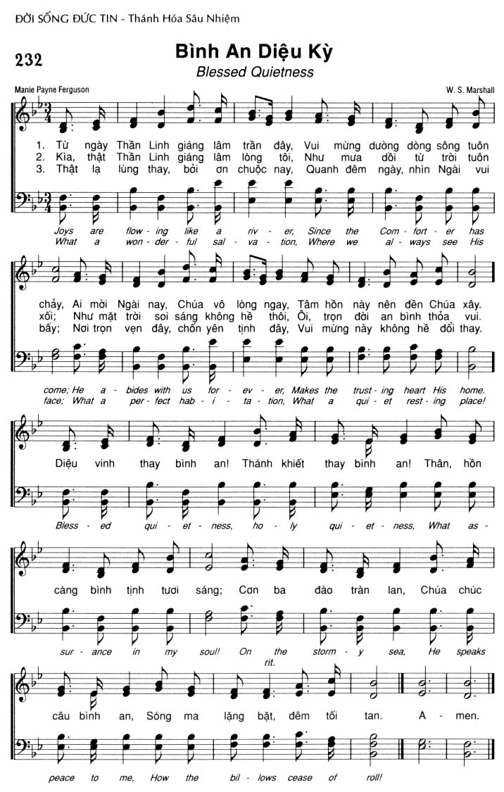 Sheet music: Bình An Diệu Kỳ