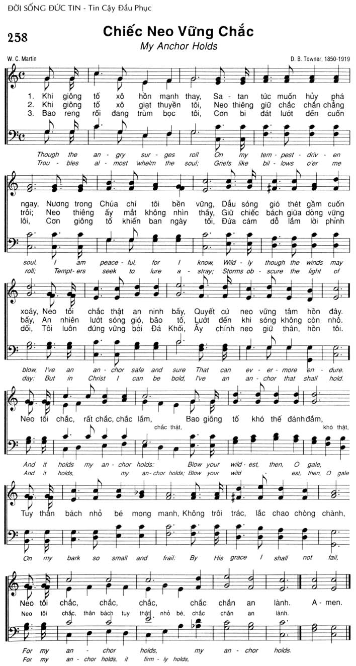 Sheet music: Chiếc Neo Vững Chắc