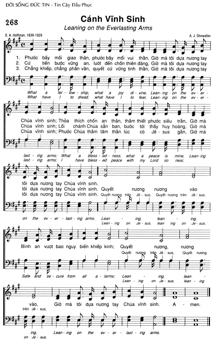 Sheet music: Cánh Vĩnh Sinh