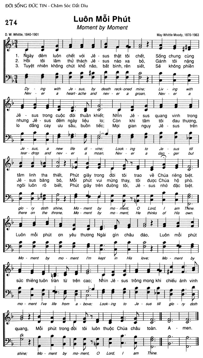 Sheet music: Luôn Mỗi Phút