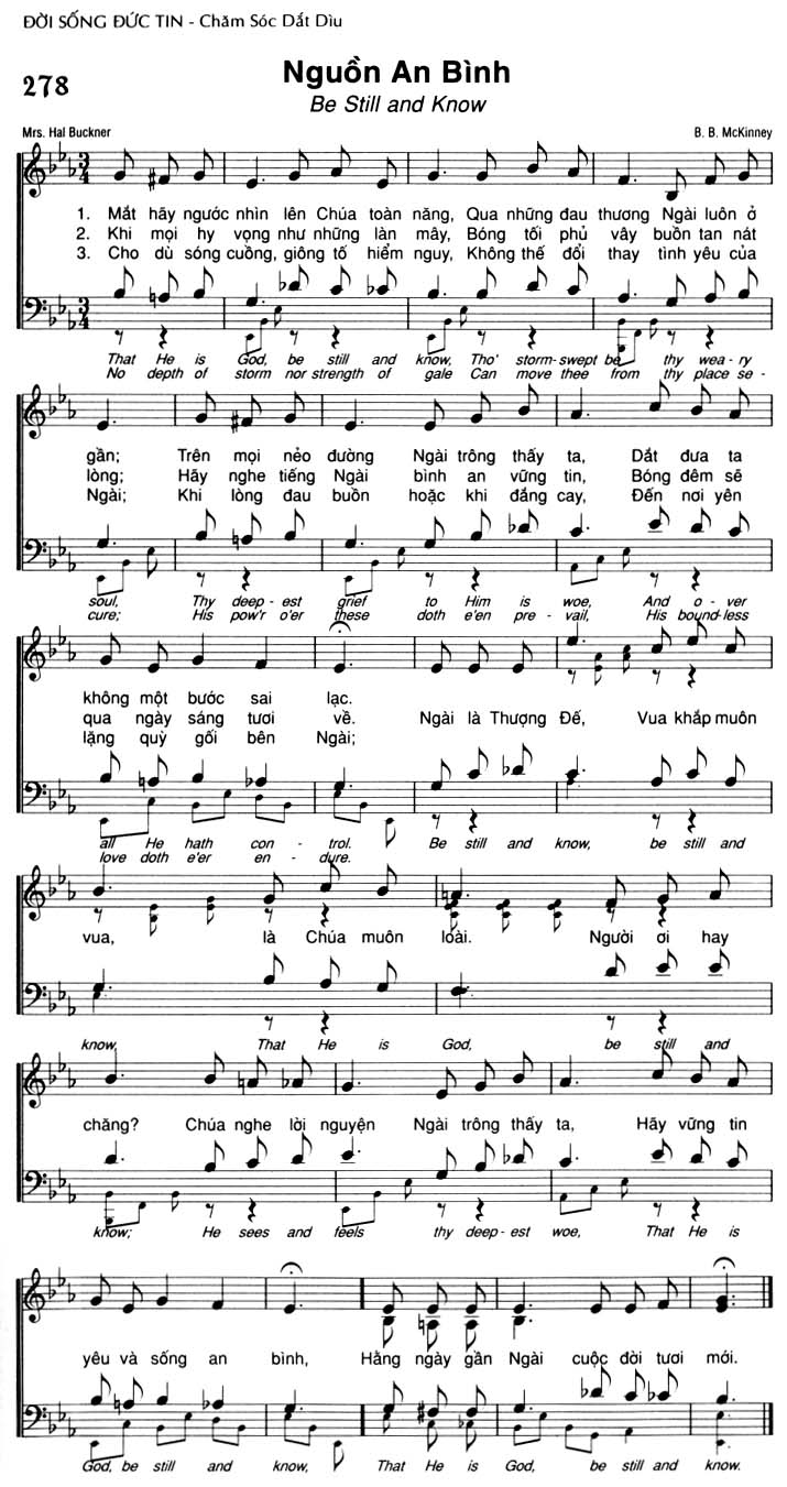 Sheet music: Nguồn An Bình