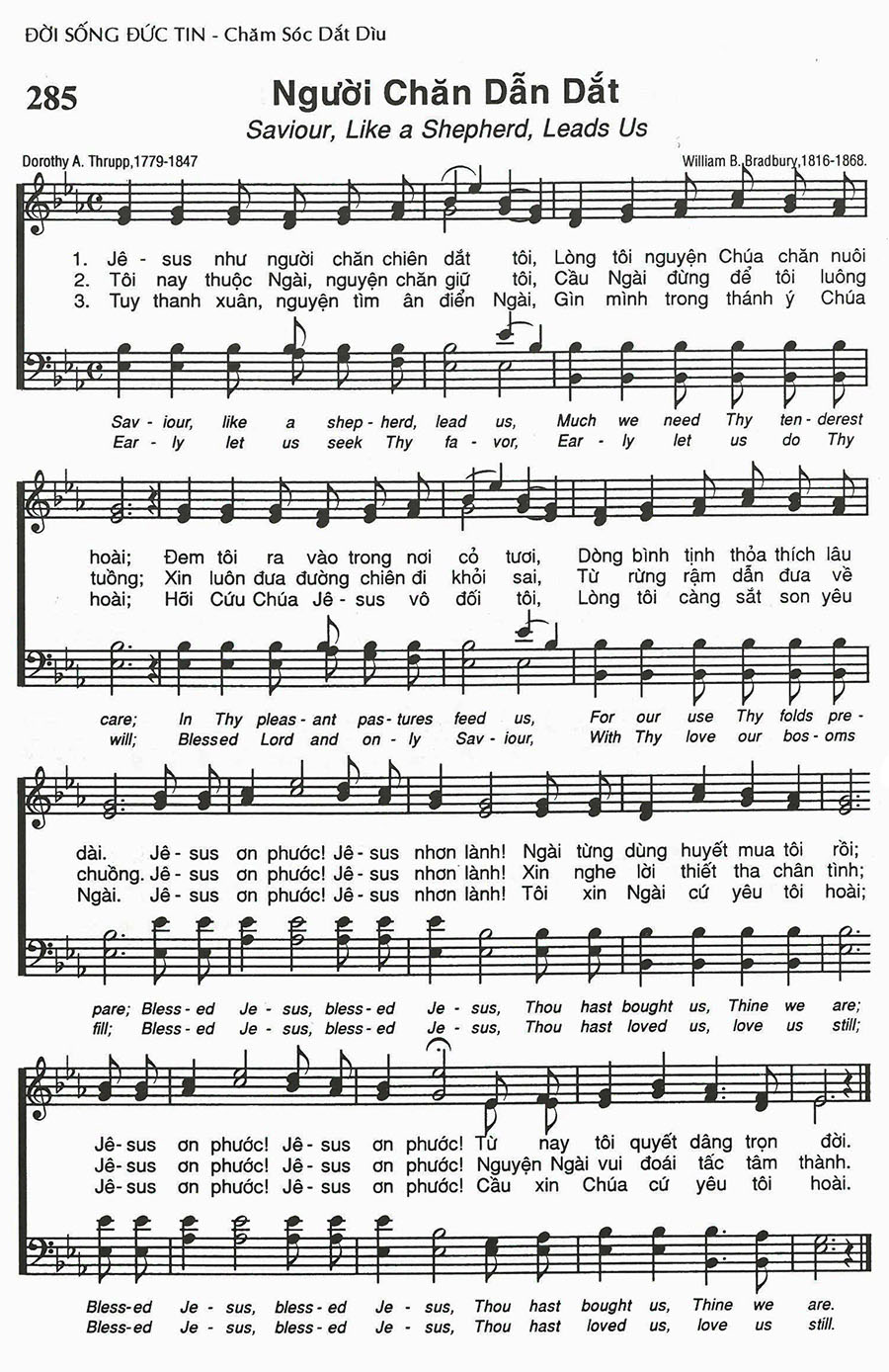 Sheet music: Người Chăn Dẫn Dắt