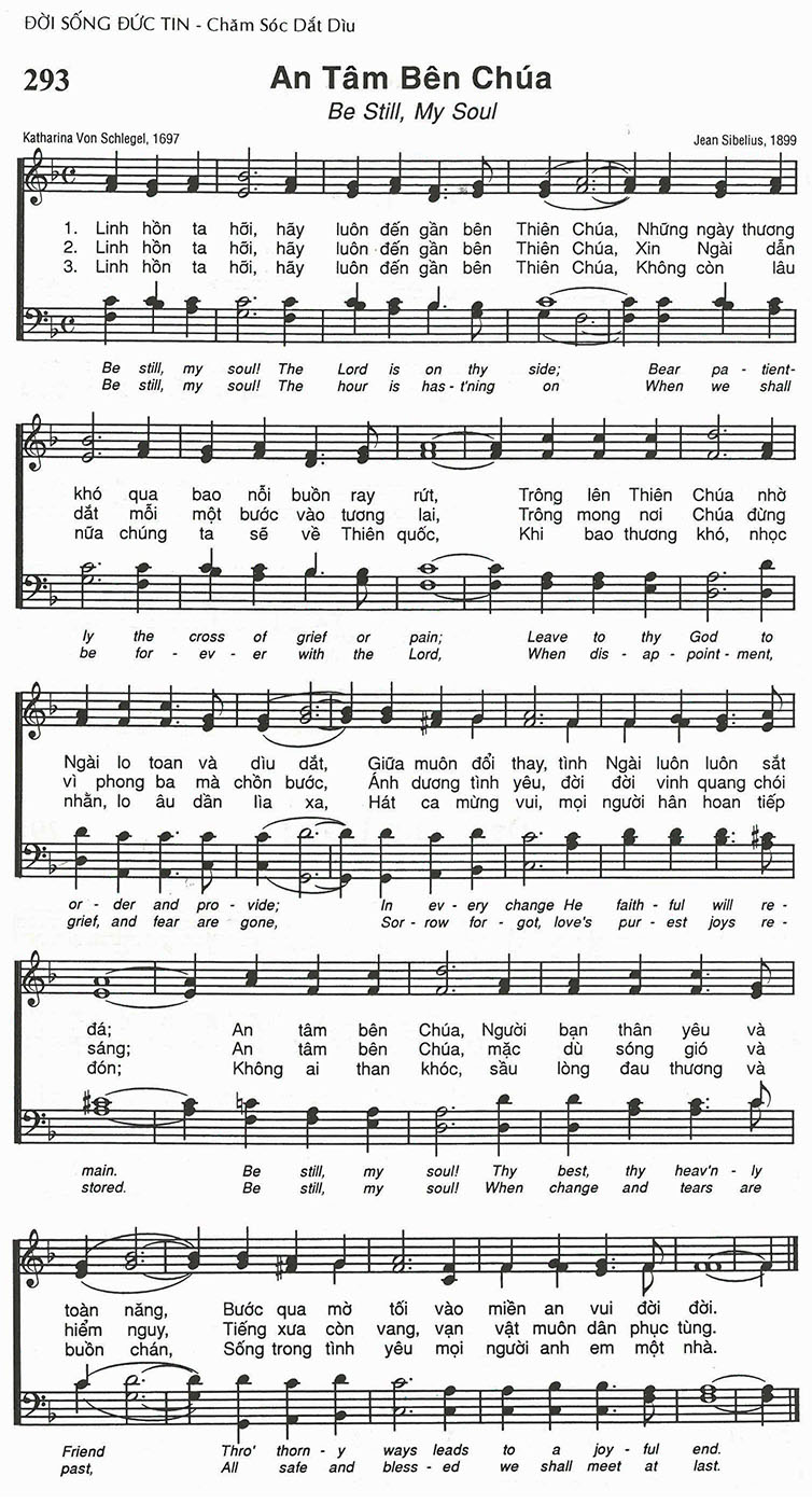 Sheet music: An Tâm Bên Chúa