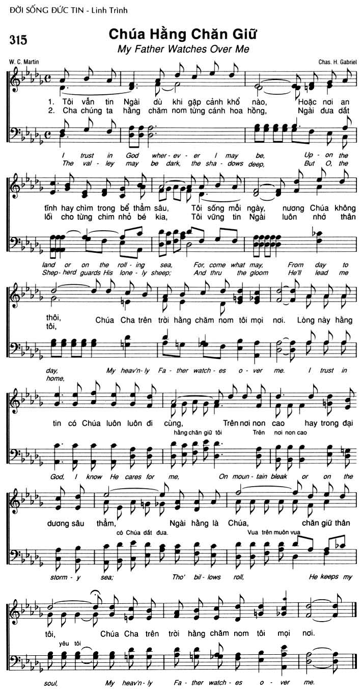 Sheet music: Chúa Hằng Chăn Giữ