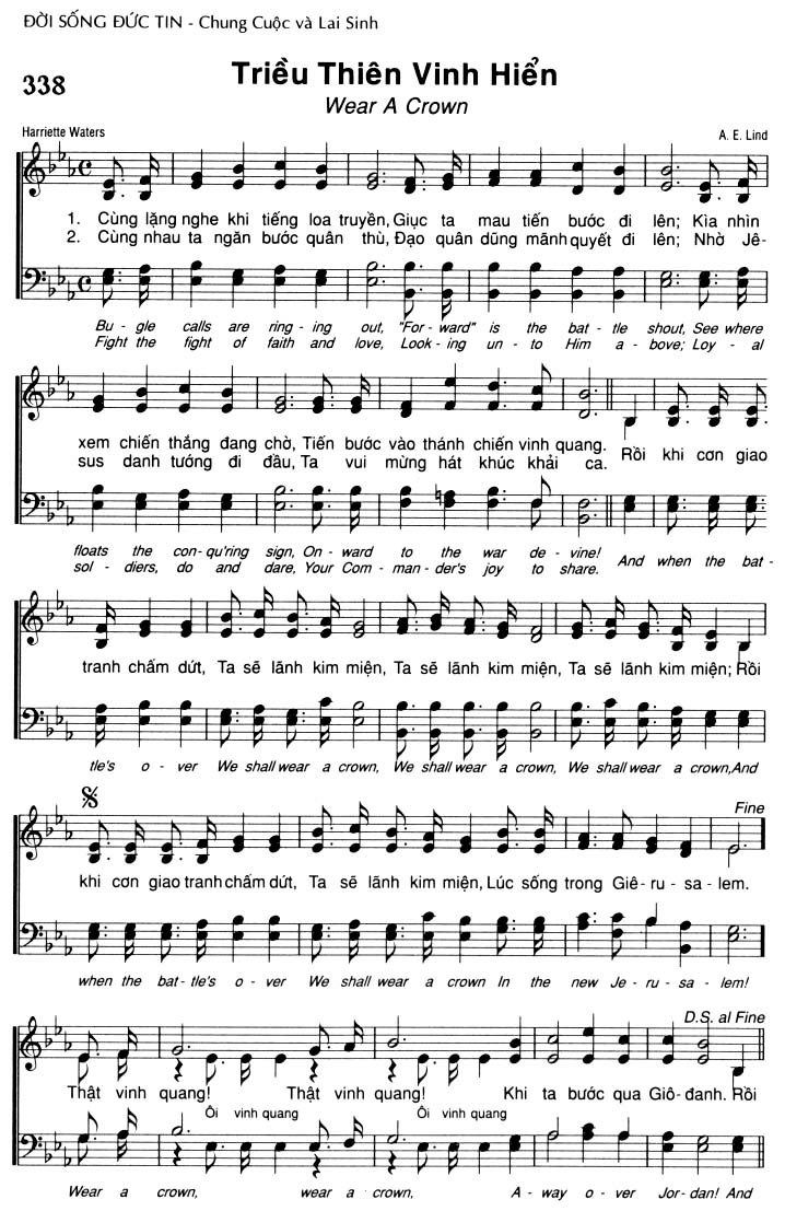 Sheet music: Triều Thiên Vinh Hiển
