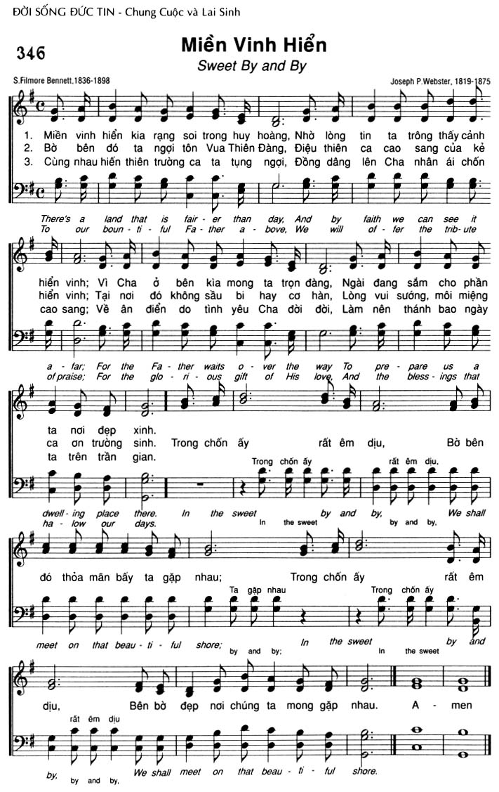 Sheet music: Miền Vinh Hiển