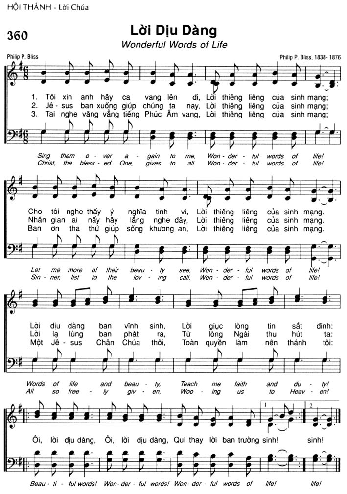 Sheet music: Lời Dịu Dàng