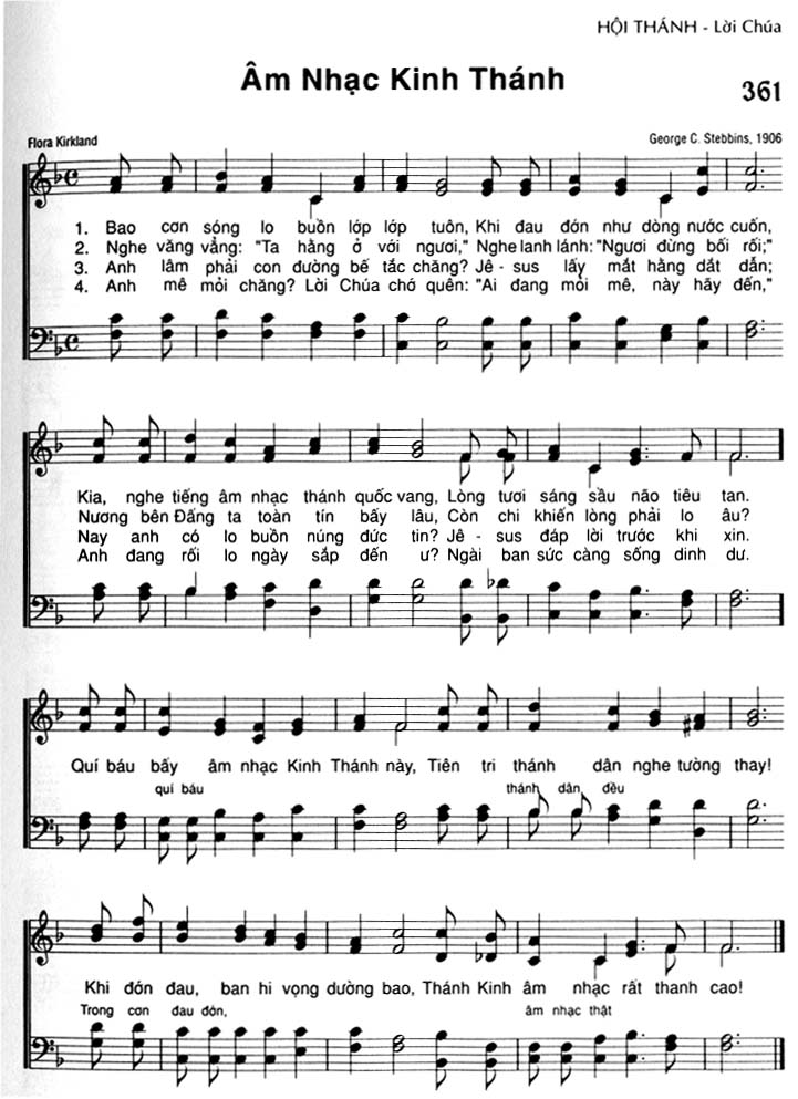 Sheet music: Âm Nhạc Kinh Thánh