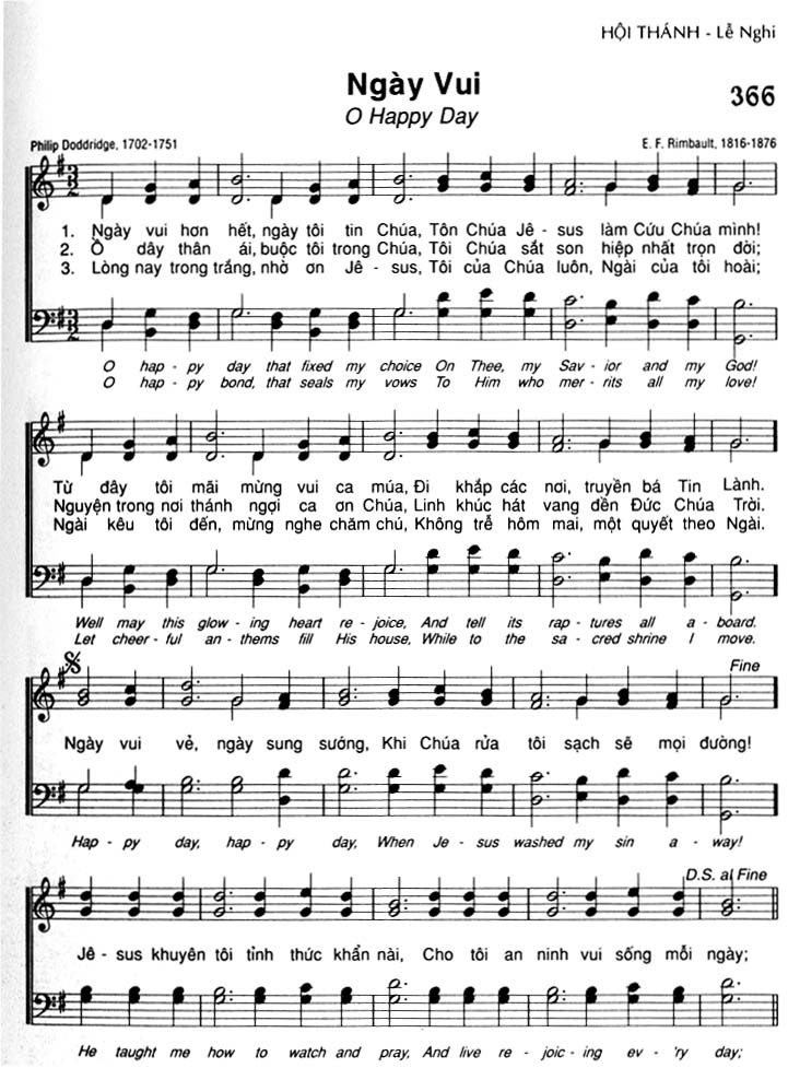 Sheet music: Ngày Vui