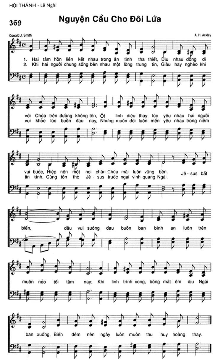 Sheet music: Nguyện Cầu Cho Đôi Lứa