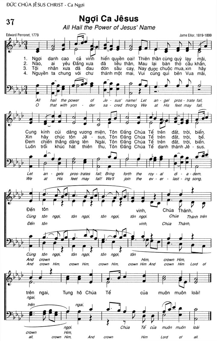 Sheet music: Ngợi Ca Jêsus
