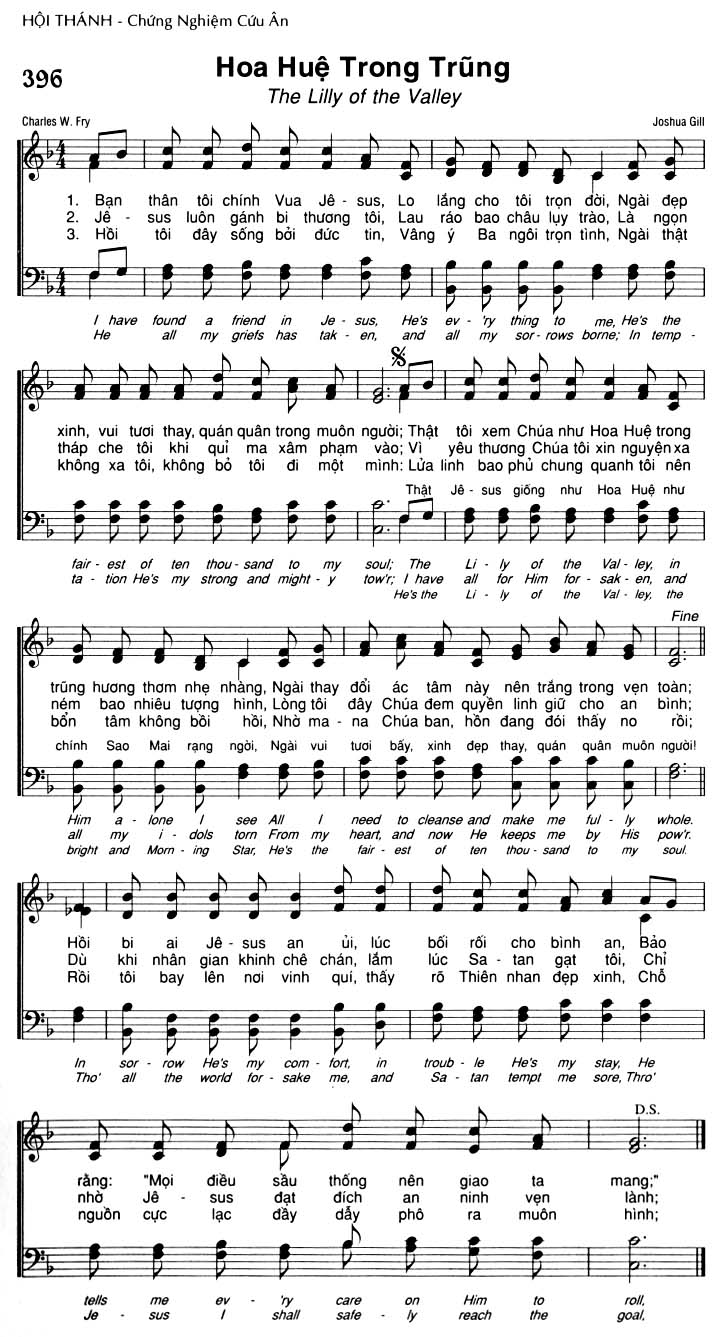 Sheet music: Hoa Huệ Trong Trũng