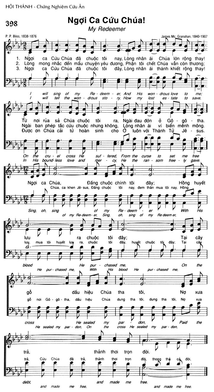 Sheet music: Ngợi Ca Cứu Chúa
