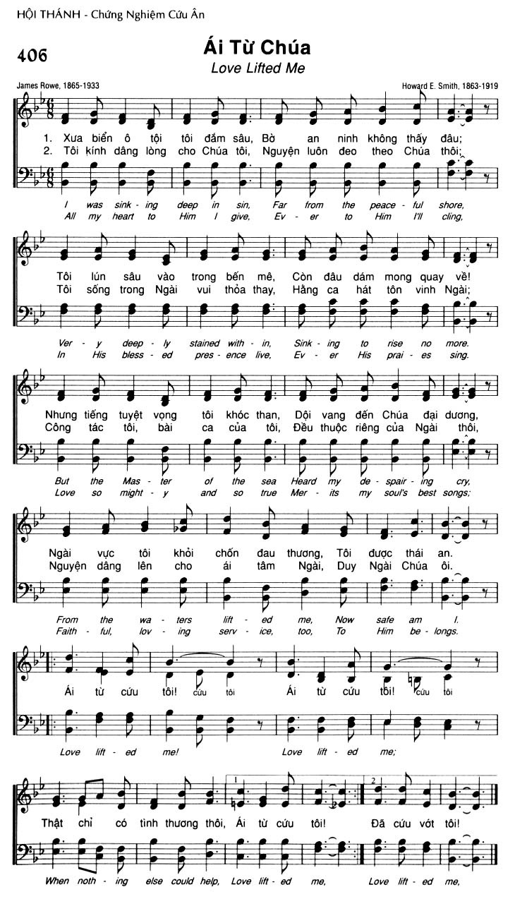 Sheet music: Ái Từ Chúa