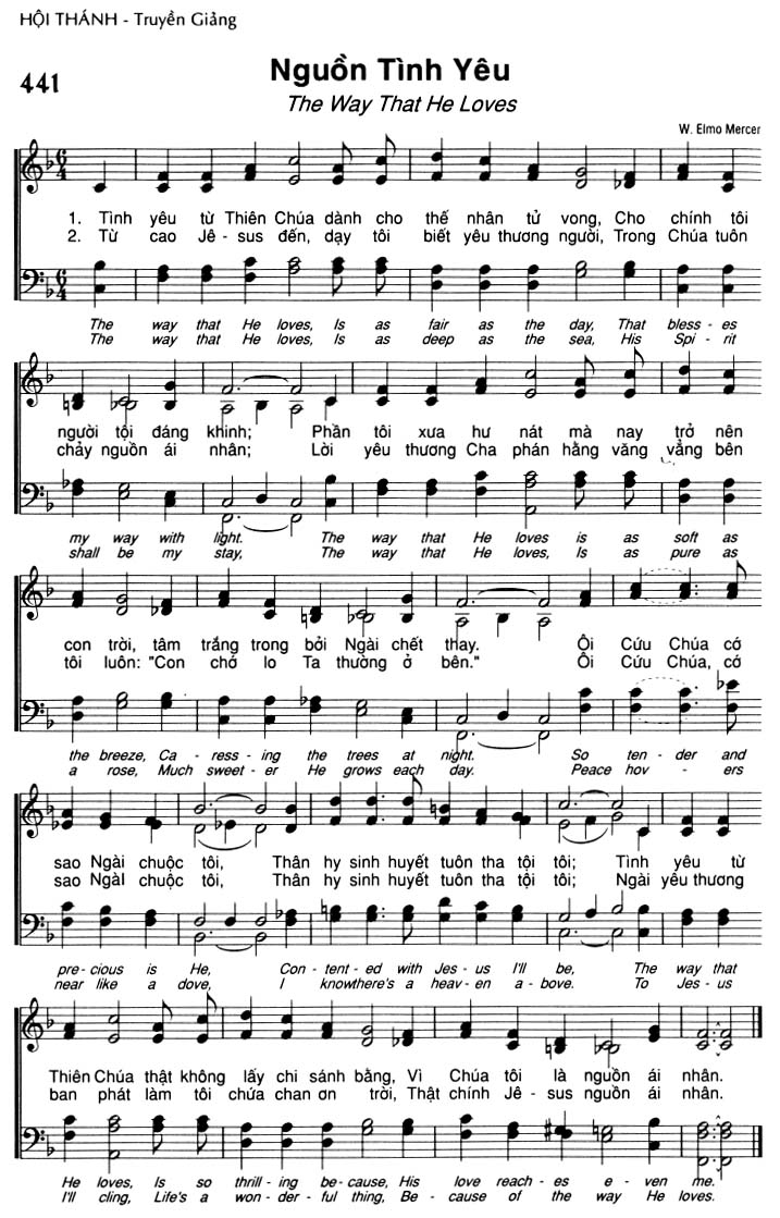 Sheet music: Nguồn Tình Yêu