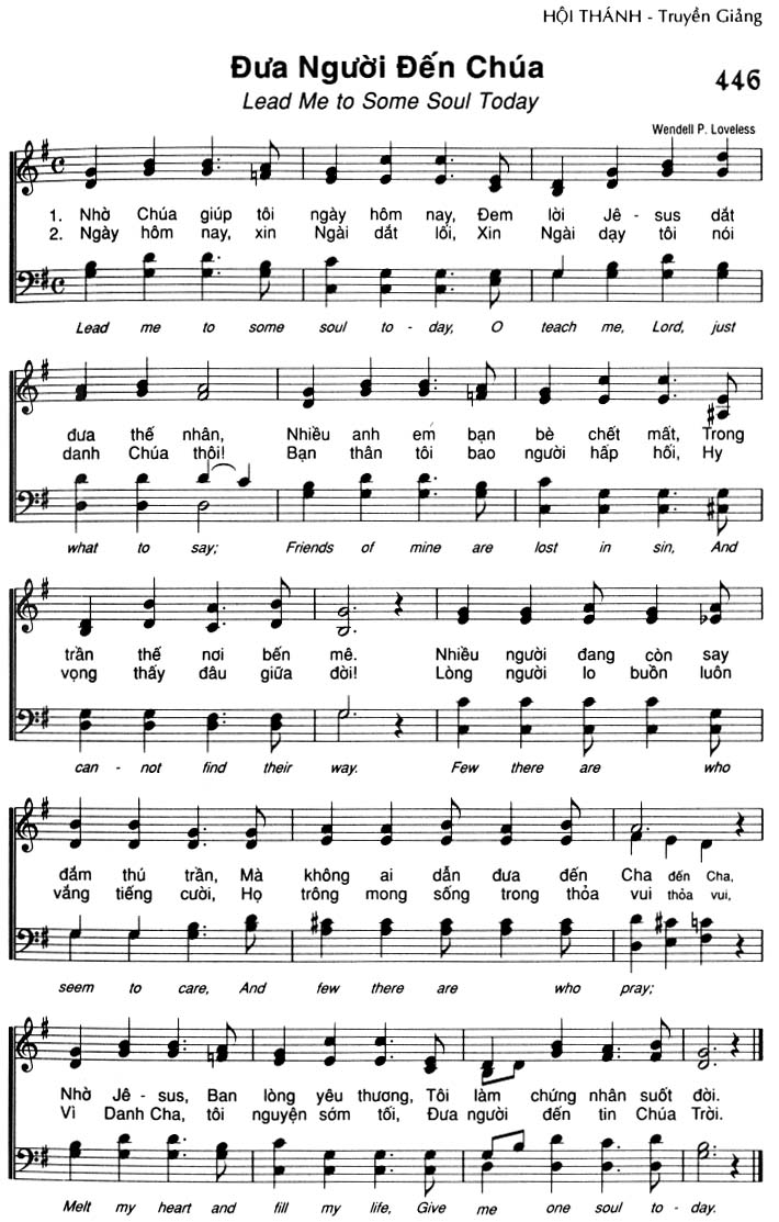 Sheet music: Đưa Người Đến Chúa