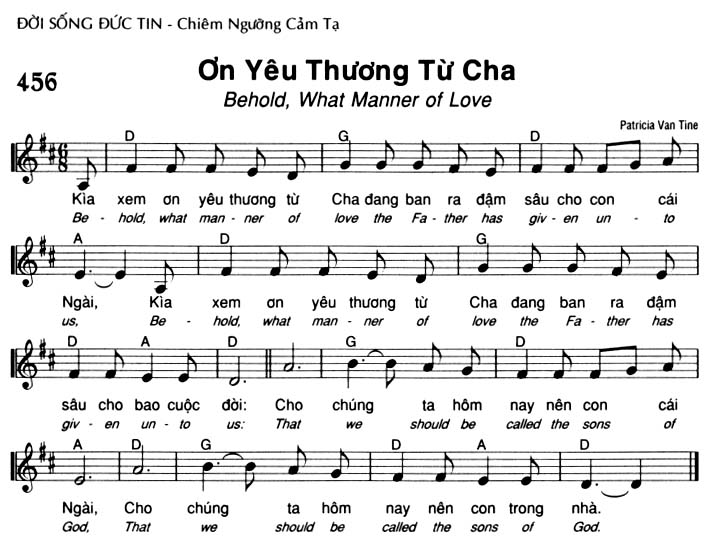 Sheet music: Ơn Yêu Thương Từ Cha