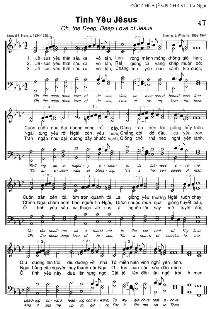 Sheet music: Tình Yêu Jêsus