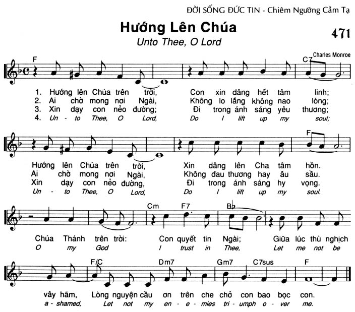 Sheet music: Hướng Lên Chúa