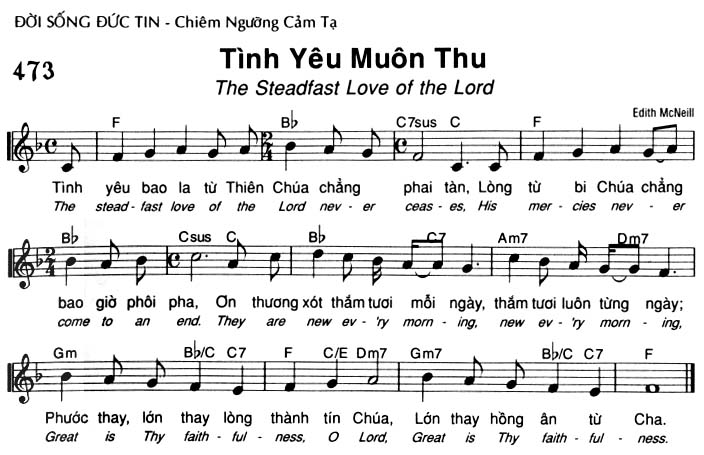 Sheet music: Tình Yêu Muôn Thu