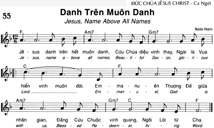 Sheet music: Danh Trên Muôn Danh