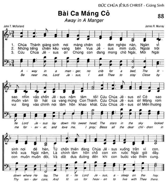 Sheet music: Bài Ca Máng Cỏ