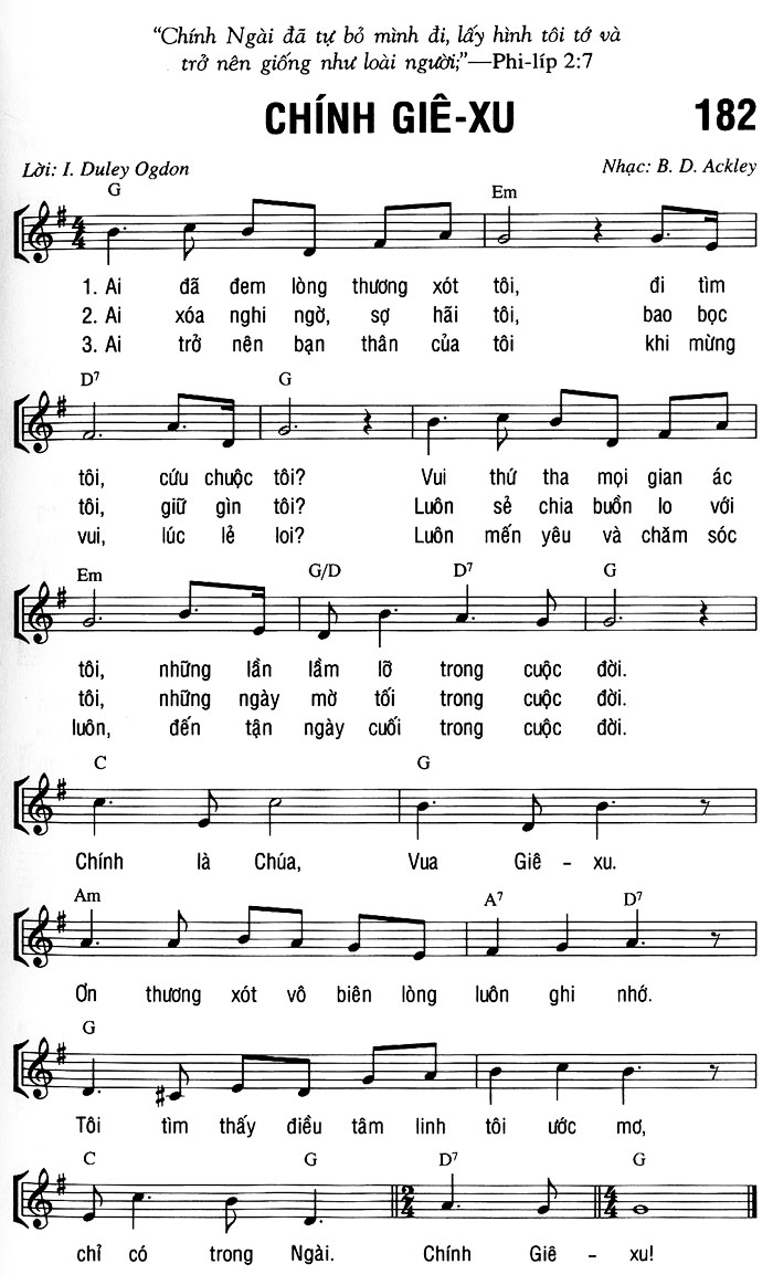 Sheet music: CHÍNH GIÊ-XU