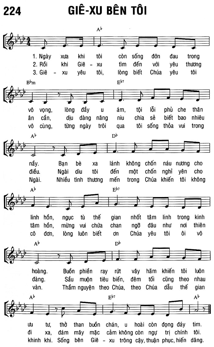 Sheet music: GIÊ-XU BÊN TÔI