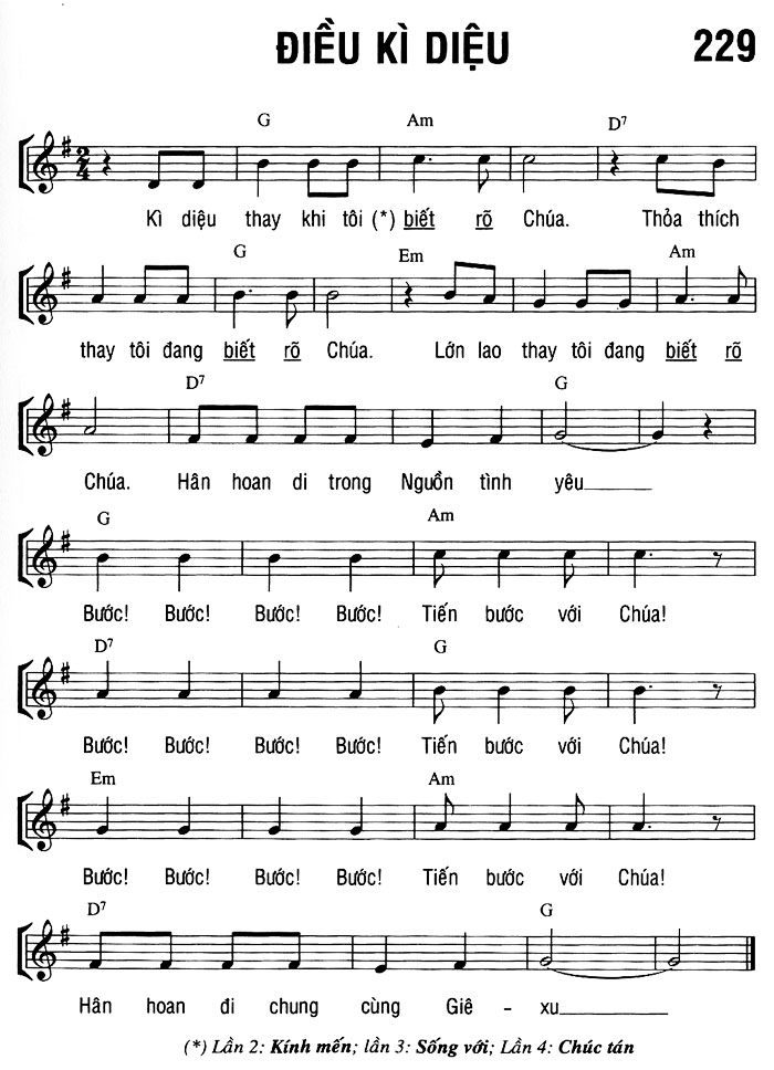 Sheet music: ĐIỀU KỲ DIỆU